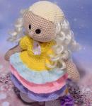 Hair for dolls 5 cm