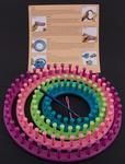 Circular knitting loom